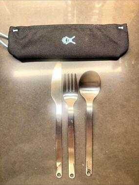 Hydro Flask Flatware Set in Silver